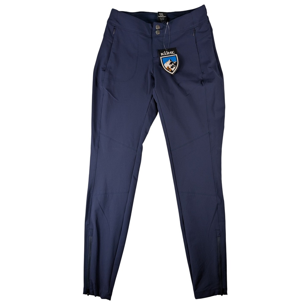 NWT $99 Kuhl Womens Traverse Skinny Pants Indigo Blue Outdoor Hiking Size 4